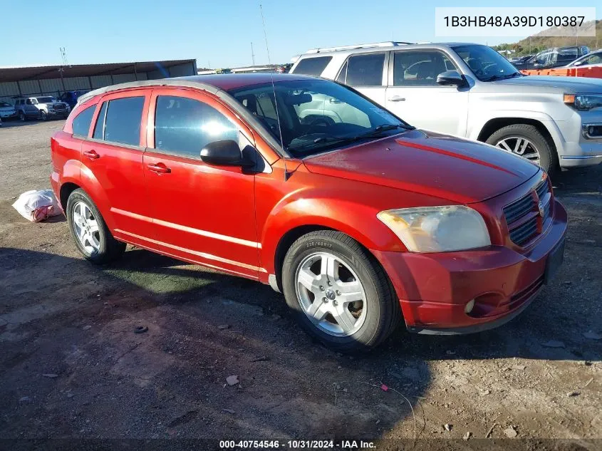 2009 Dodge Caliber Sxt VIN: 1B3HB48A39D180387 Lot: 40754546