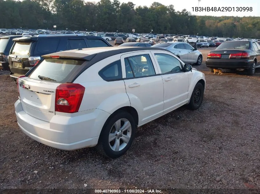 2009 Dodge Caliber Sxt VIN: 1B3HB48A29D130998 Lot: 40790903