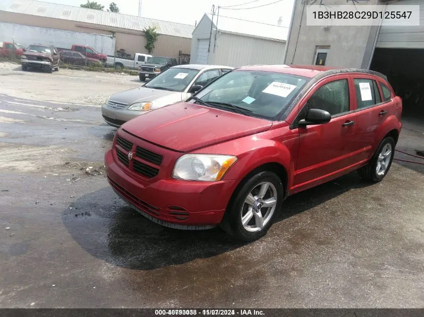 2009 Dodge Caliber Se VIN: 1B3HB28C29D125547 Lot: 40793038