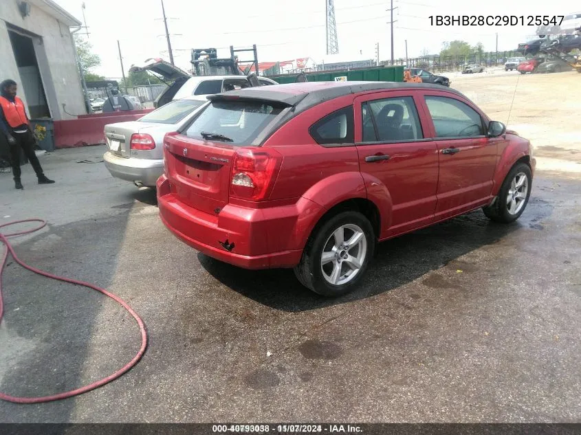 2009 Dodge Caliber Se VIN: 1B3HB28C29D125547 Lot: 40793038