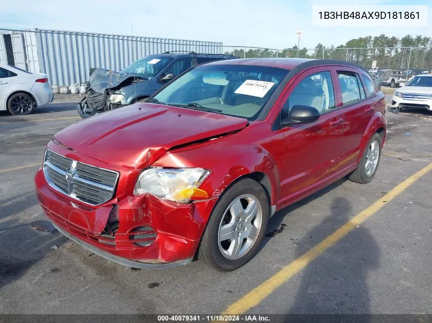 1B3HB48AX9D181861 2009 Dodge Caliber Sxt