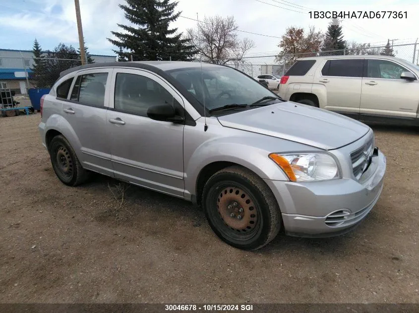 2010 Dodge Caliber Sxt VIN: 1B3CB4HA7AD677361 Lot: 30046678