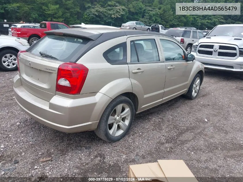 2010 Dodge Caliber Mainstreet VIN: 1B3CB3HA4AD565479 Lot: 39778029