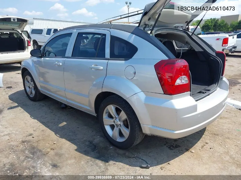 2010 Dodge Caliber Sxt VIN: 1B3CB4HA2AD610473 Lot: 39938889