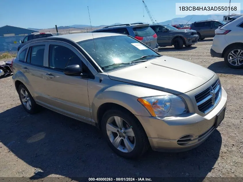 2010 Dodge Caliber Sxt VIN: 1B3CB4HA3AD550168 Lot: 40000263