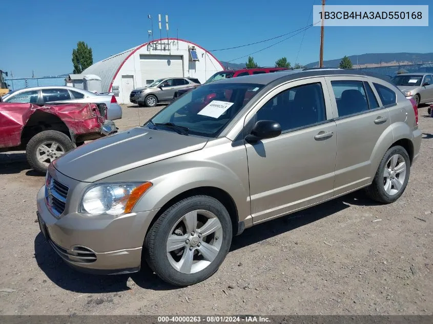 2010 Dodge Caliber Sxt VIN: 1B3CB4HA3AD550168 Lot: 40000263