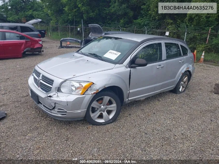 2010 Dodge Caliber Sxt VIN: 1B3CB4HA4AD635276 Lot: 40029381