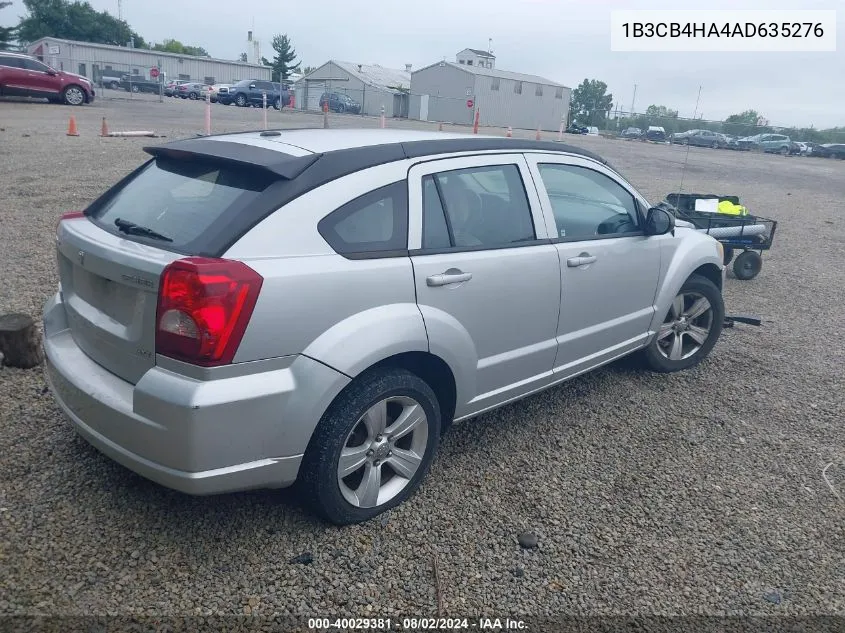 2010 Dodge Caliber Sxt VIN: 1B3CB4HA4AD635276 Lot: 40029381