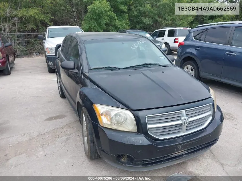 2010 Dodge Caliber Sxt VIN: 1B3CB4HA9AD662859 Lot: 40075206