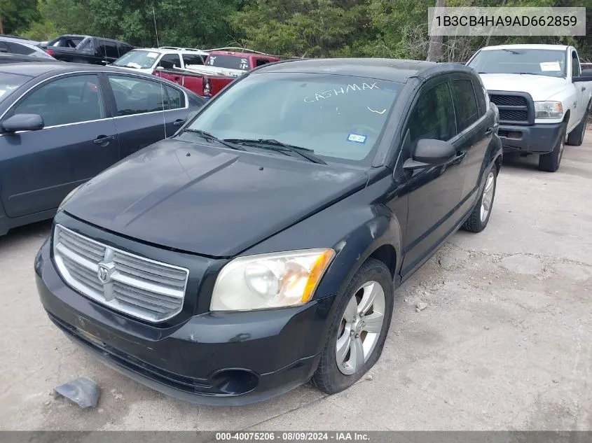 2010 Dodge Caliber Sxt VIN: 1B3CB4HA9AD662859 Lot: 40075206