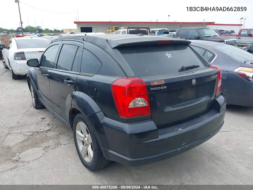 2010 Dodge Caliber Sxt VIN: 1B3CB4HA9AD662859 Lot: 40075206