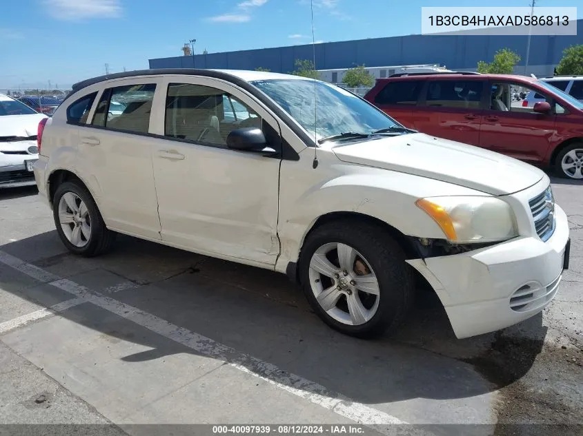 2010 Dodge Caliber Sxt VIN: 1B3CB4HAXAD586813 Lot: 40097939