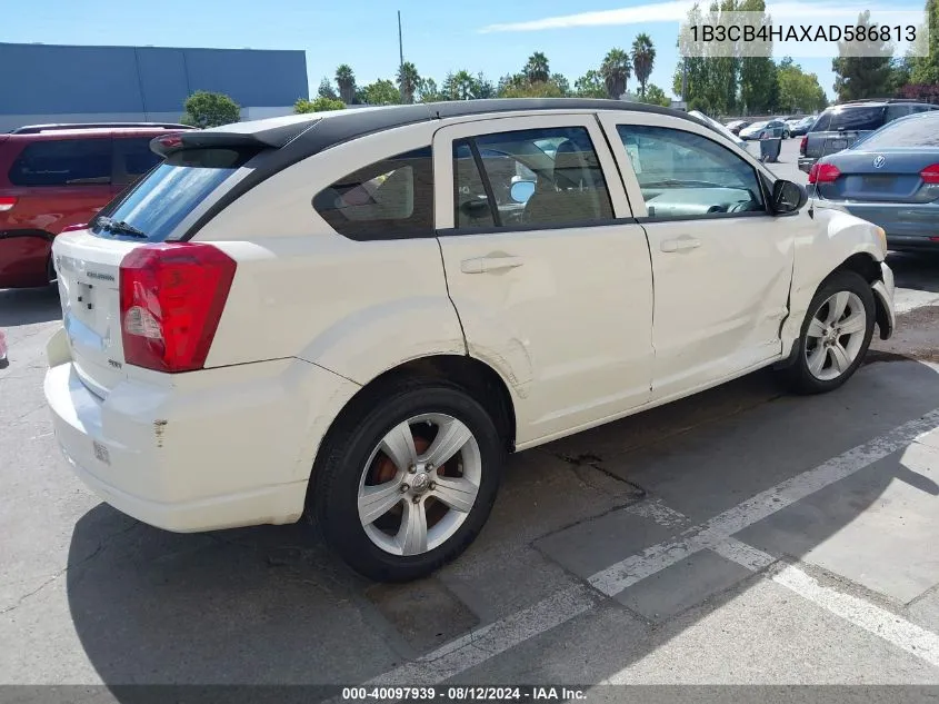 2010 Dodge Caliber Sxt VIN: 1B3CB4HAXAD586813 Lot: 40097939