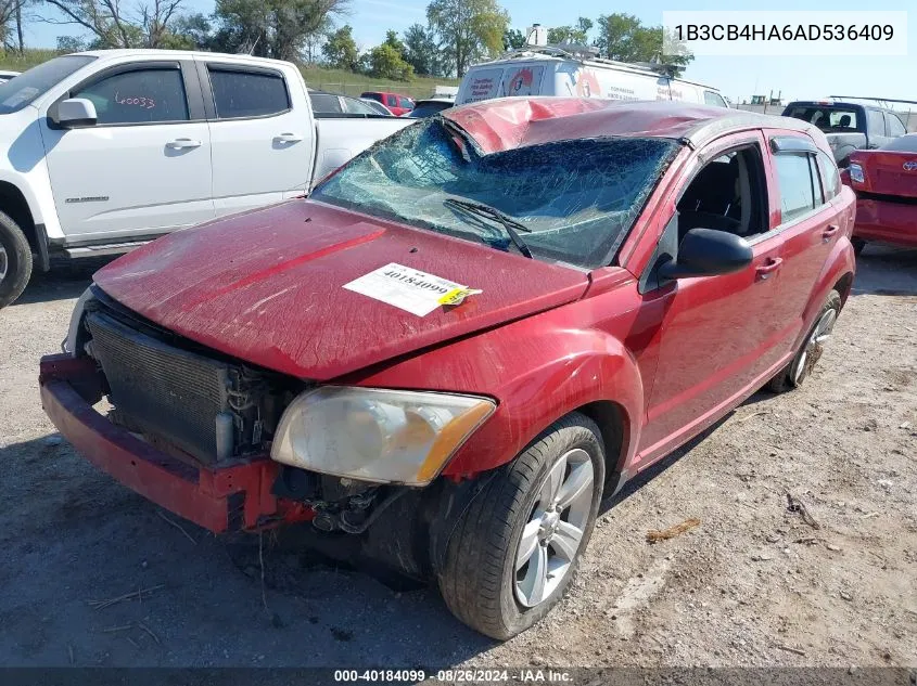 2010 Dodge Caliber Sxt VIN: 1B3CB4HA6AD536409 Lot: 40184099