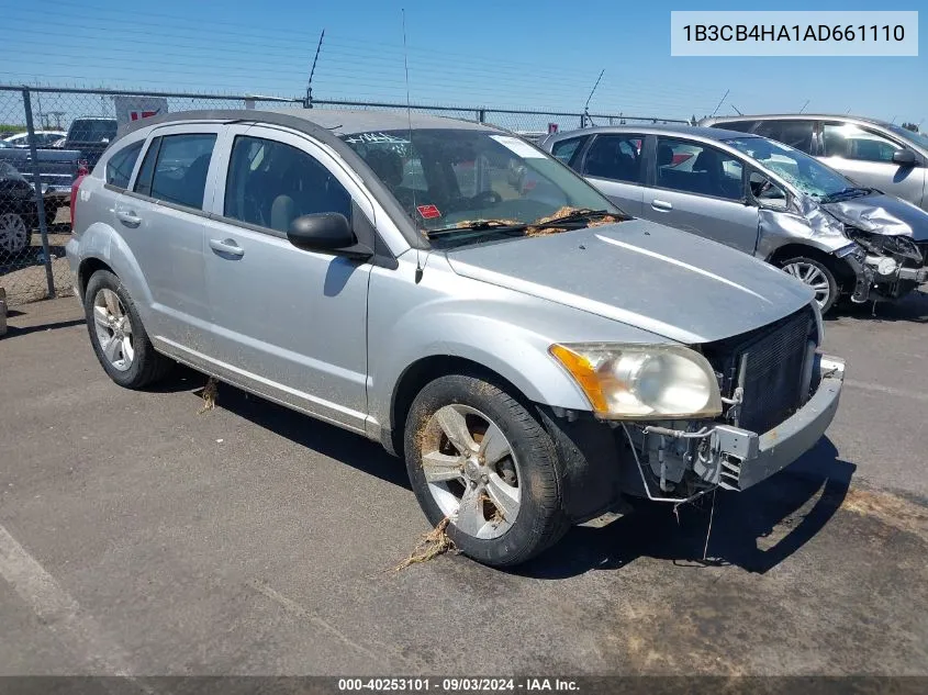 2010 Dodge Caliber Sxt VIN: 1B3CB4HA1AD661110 Lot: 40253101