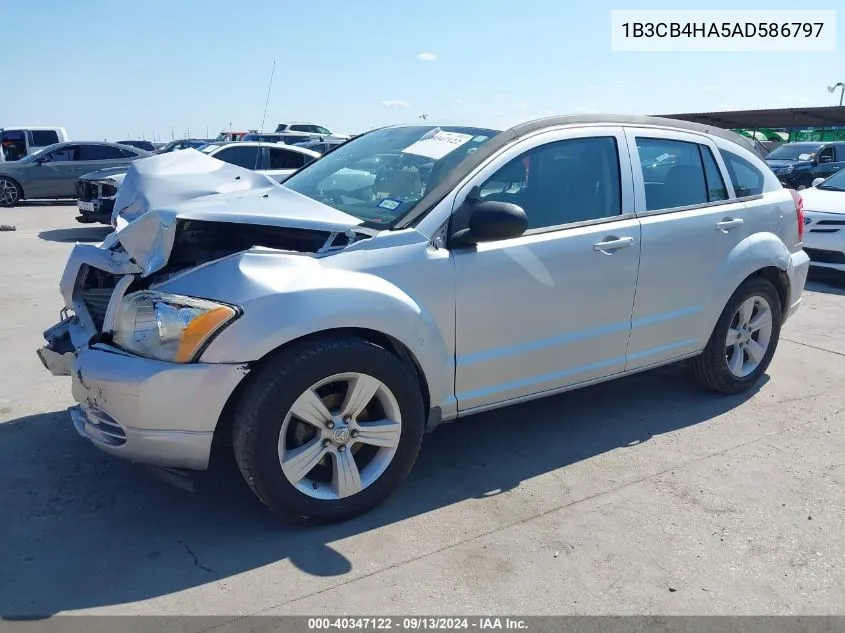 2010 Dodge Caliber Sxt VIN: 1B3CB4HA5AD586797 Lot: 40347122