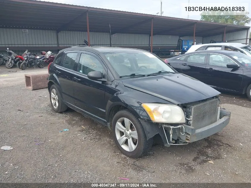 2010 Dodge Caliber Sxt VIN: 1B3CB4HA8AD618383 Lot: 40347347