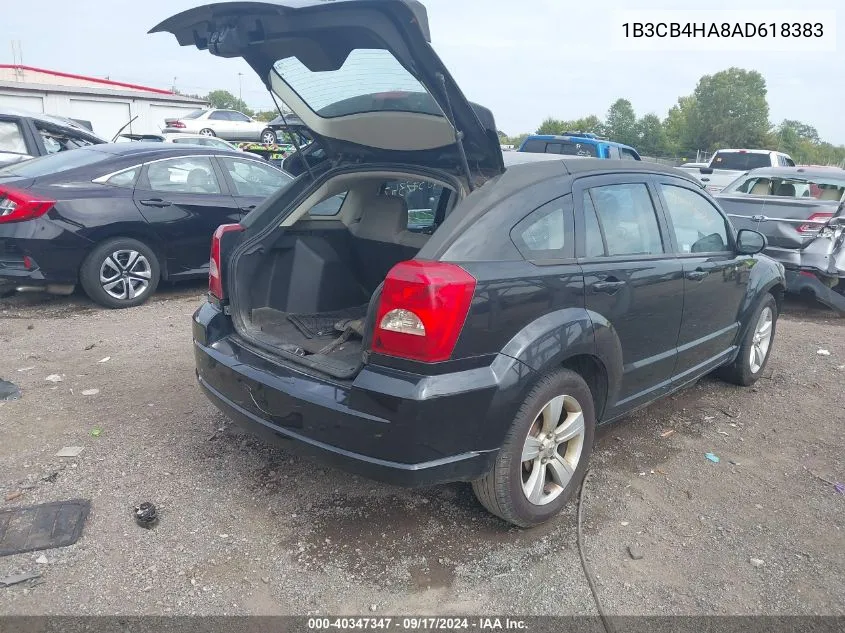 1B3CB4HA8AD618383 2010 Dodge Caliber Sxt