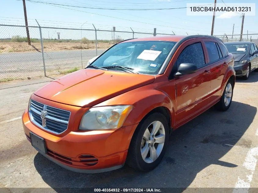 2010 Dodge Caliber Sxt VIN: 1B3CB4HA4AD613231 Lot: 40354932