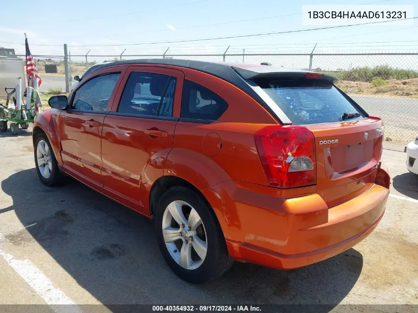 2010 Dodge Caliber Sxt VIN: 1B3CB4HA4AD613231 Lot: 40354932