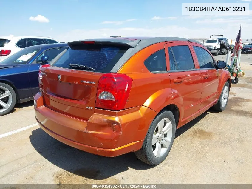 2010 Dodge Caliber Sxt VIN: 1B3CB4HA4AD613231 Lot: 40354932