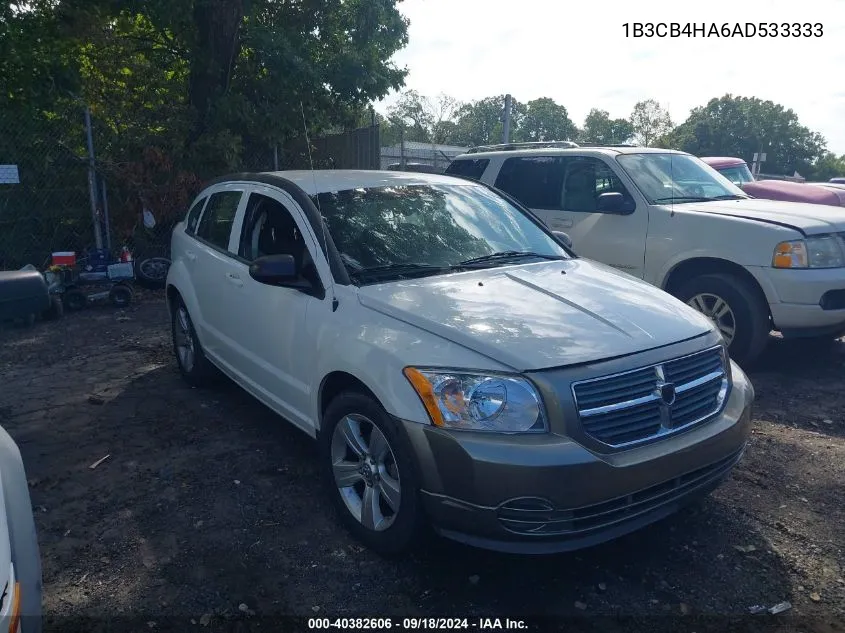 2010 Dodge Caliber Sxt VIN: 1B3CB4HA6AD533333 Lot: 40382606