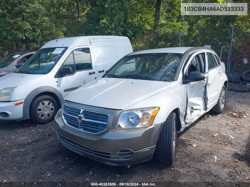 2010 Dodge Caliber Sxt VIN: 1B3CB4HA6AD533333 Lot: 40382606