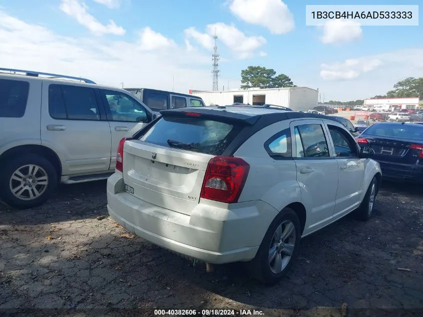 2010 Dodge Caliber Sxt VIN: 1B3CB4HA6AD533333 Lot: 40382606