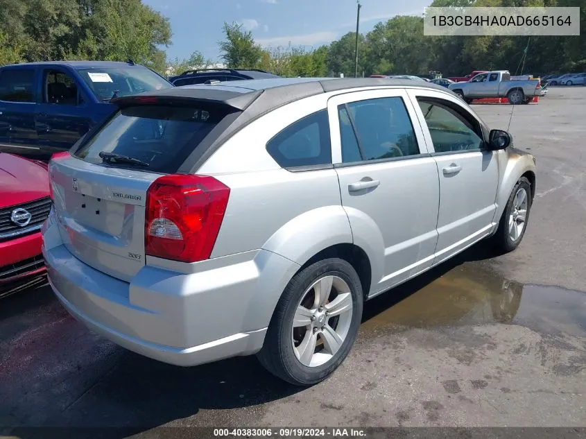 2010 Dodge Caliber Sxt VIN: 1B3CB4HA0AD665164 Lot: 40383006