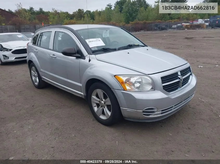 2010 Dodge Caliber Sxt VIN: 1B3CB4HA2AD662816 Lot: 40423378