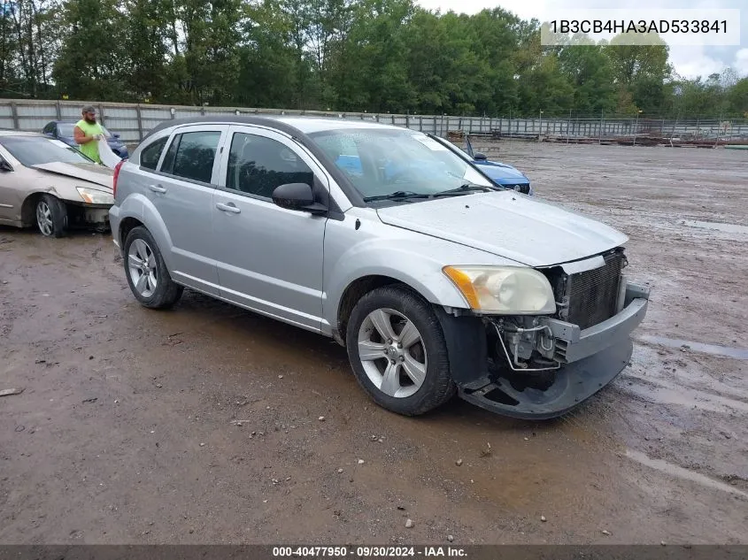 2010 Dodge Caliber Sxt VIN: 1B3CB4HA3AD533841 Lot: 40477950