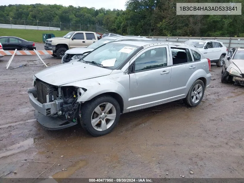 2010 Dodge Caliber Sxt VIN: 1B3CB4HA3AD533841 Lot: 40477950