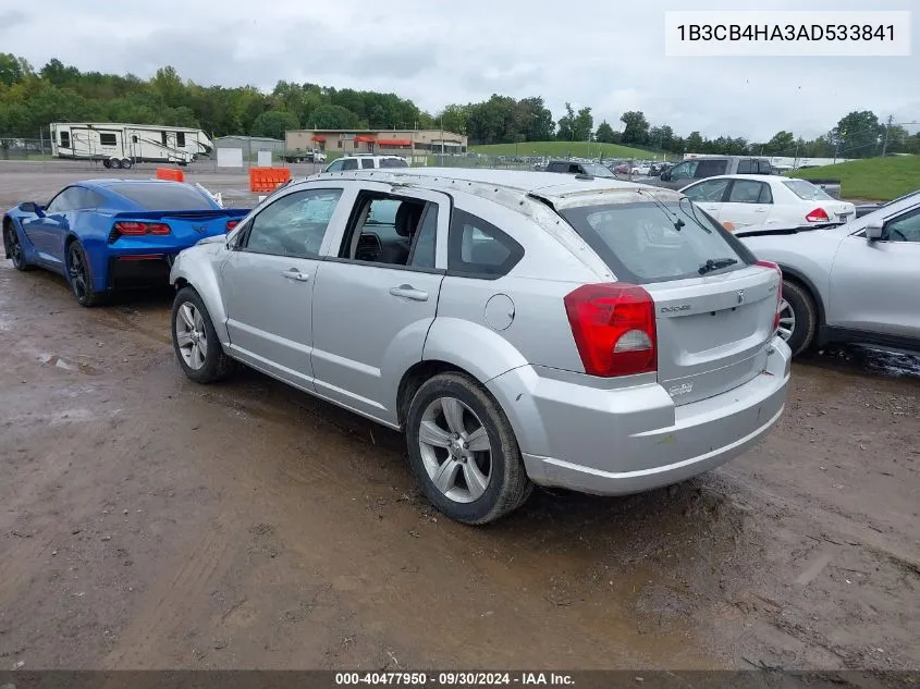 2010 Dodge Caliber Sxt VIN: 1B3CB4HA3AD533841 Lot: 40477950