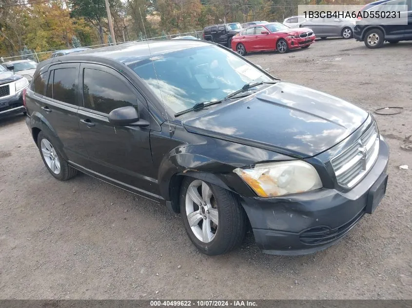 2010 Dodge Caliber Sxt VIN: 1B3CB4HA6AD550231 Lot: 40499622