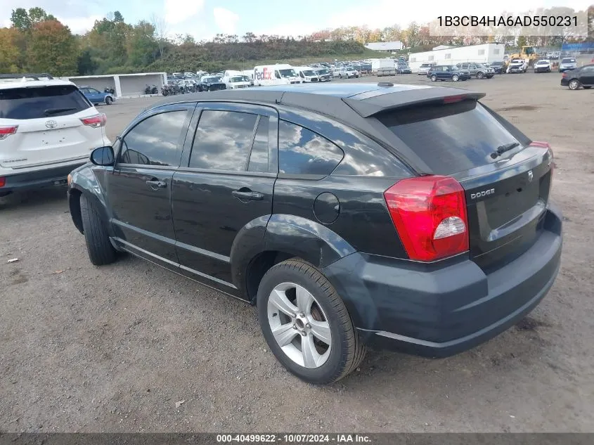 2010 Dodge Caliber Sxt VIN: 1B3CB4HA6AD550231 Lot: 40499622