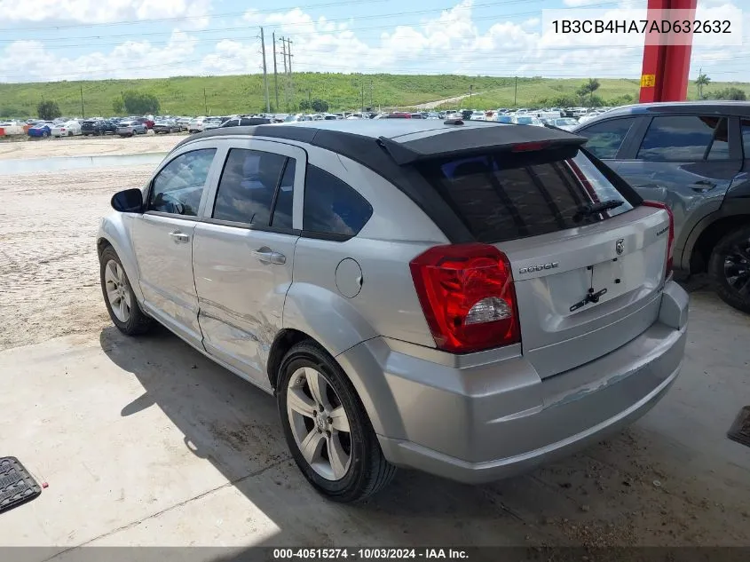 2010 Dodge Caliber Sxt VIN: 1B3CB4HA7AD632632 Lot: 40515274