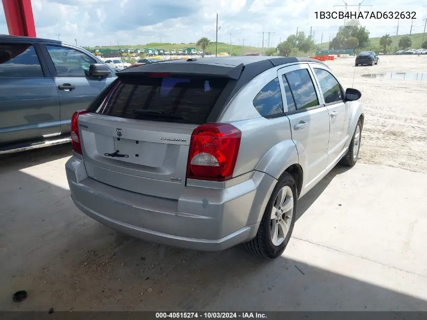 2010 Dodge Caliber Sxt VIN: 1B3CB4HA7AD632632 Lot: 40515274