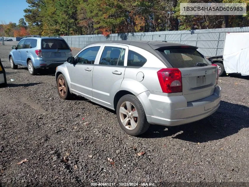 1B3CB4HA5AD606983 2010 Dodge Caliber Sxt