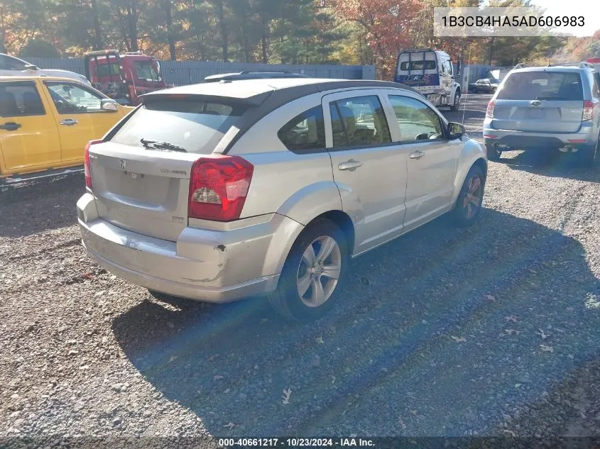 2010 Dodge Caliber Sxt VIN: 1B3CB4HA5AD606983 Lot: 40661217