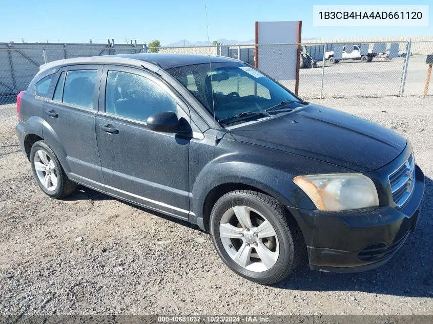 1B3CB4HA4AD661120 2010 Dodge Caliber Sxt