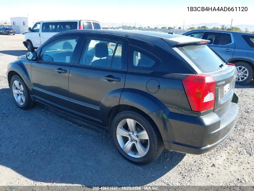 2010 Dodge Caliber Sxt VIN: 1B3CB4HA4AD661120 Lot: 40681637