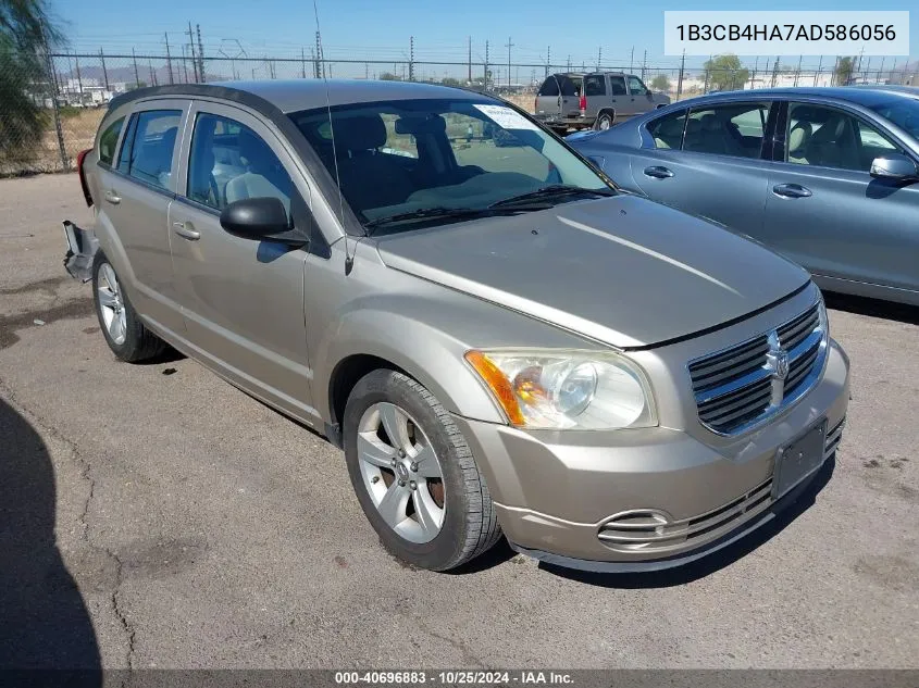 2010 Dodge Caliber Sxt VIN: 1B3CB4HA7AD586056 Lot: 40696883