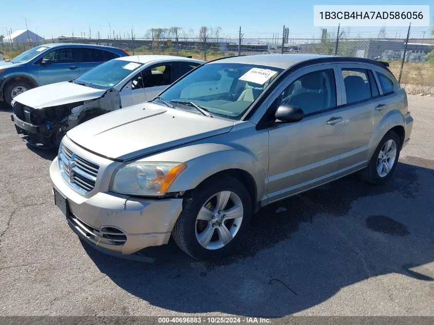 2010 Dodge Caliber Sxt VIN: 1B3CB4HA7AD586056 Lot: 40696883