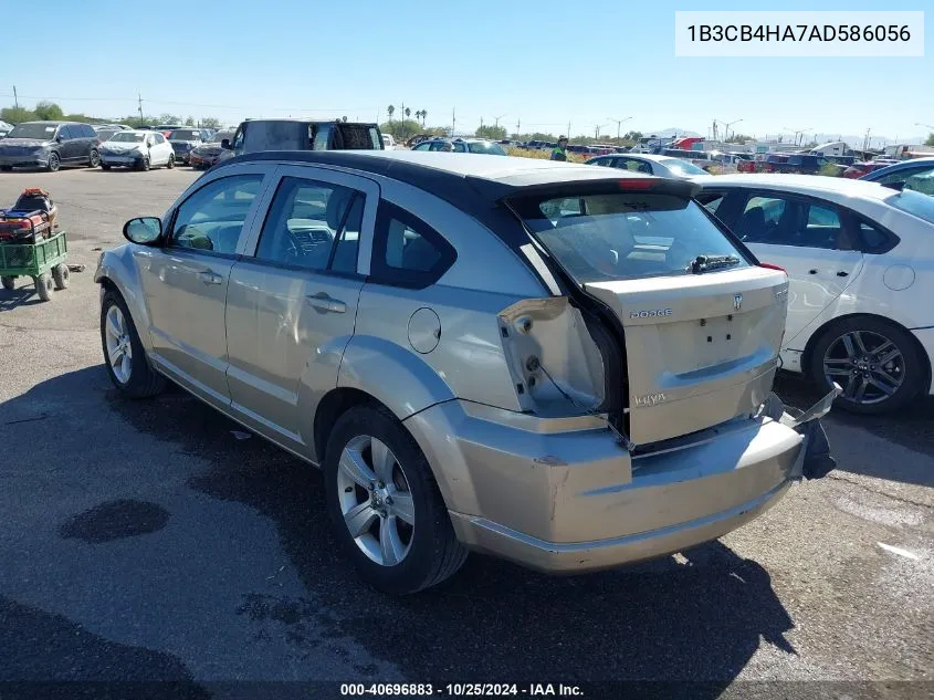 2010 Dodge Caliber Sxt VIN: 1B3CB4HA7AD586056 Lot: 40696883