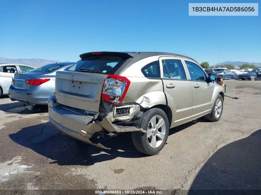 2010 Dodge Caliber Sxt VIN: 1B3CB4HA7AD586056 Lot: 40696883