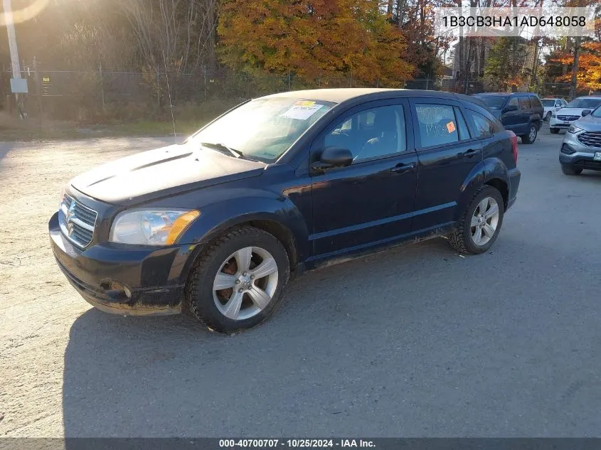 2010 Dodge Caliber Mainstreet VIN: 1B3CB3HA1AD648058 Lot: 40700707