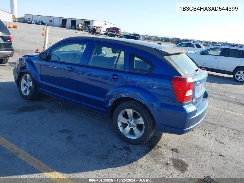 2010 Dodge Caliber Sxt VIN: 1B3CB4HA3AD544399 Lot: 40709026