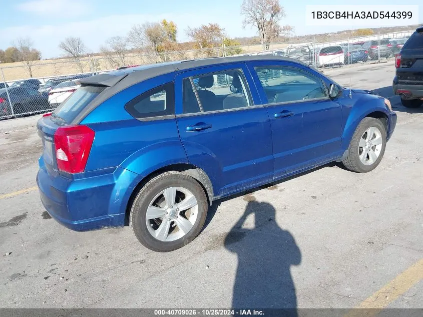 2010 Dodge Caliber Sxt VIN: 1B3CB4HA3AD544399 Lot: 40709026