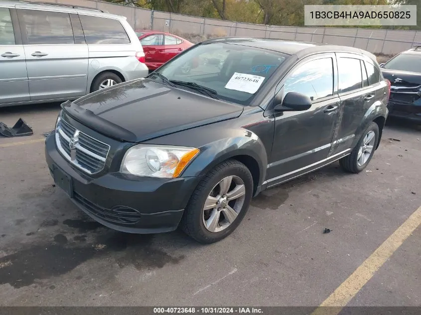 2010 Dodge Caliber Sxt VIN: 1B3CB4HA9AD650825 Lot: 40723648