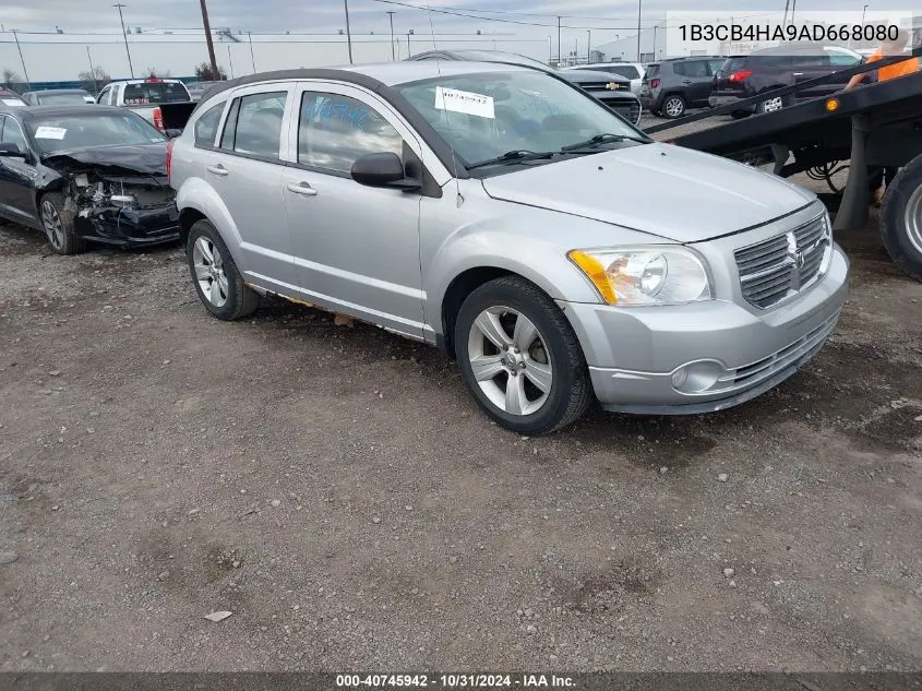 2010 Dodge Caliber Sxt VIN: 1B3CB4HA9AD668080 Lot: 40745942